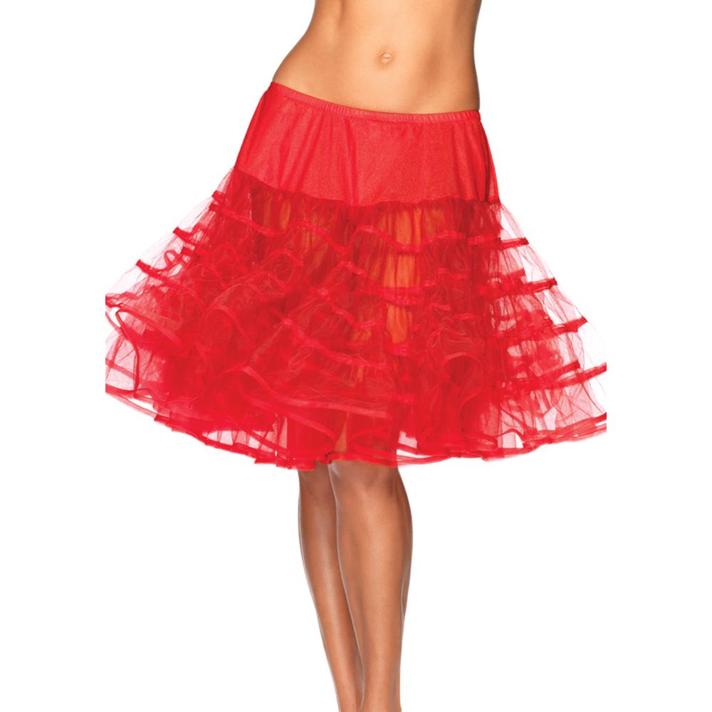 Leg Avenue - Knee Length Petticoat - Rood